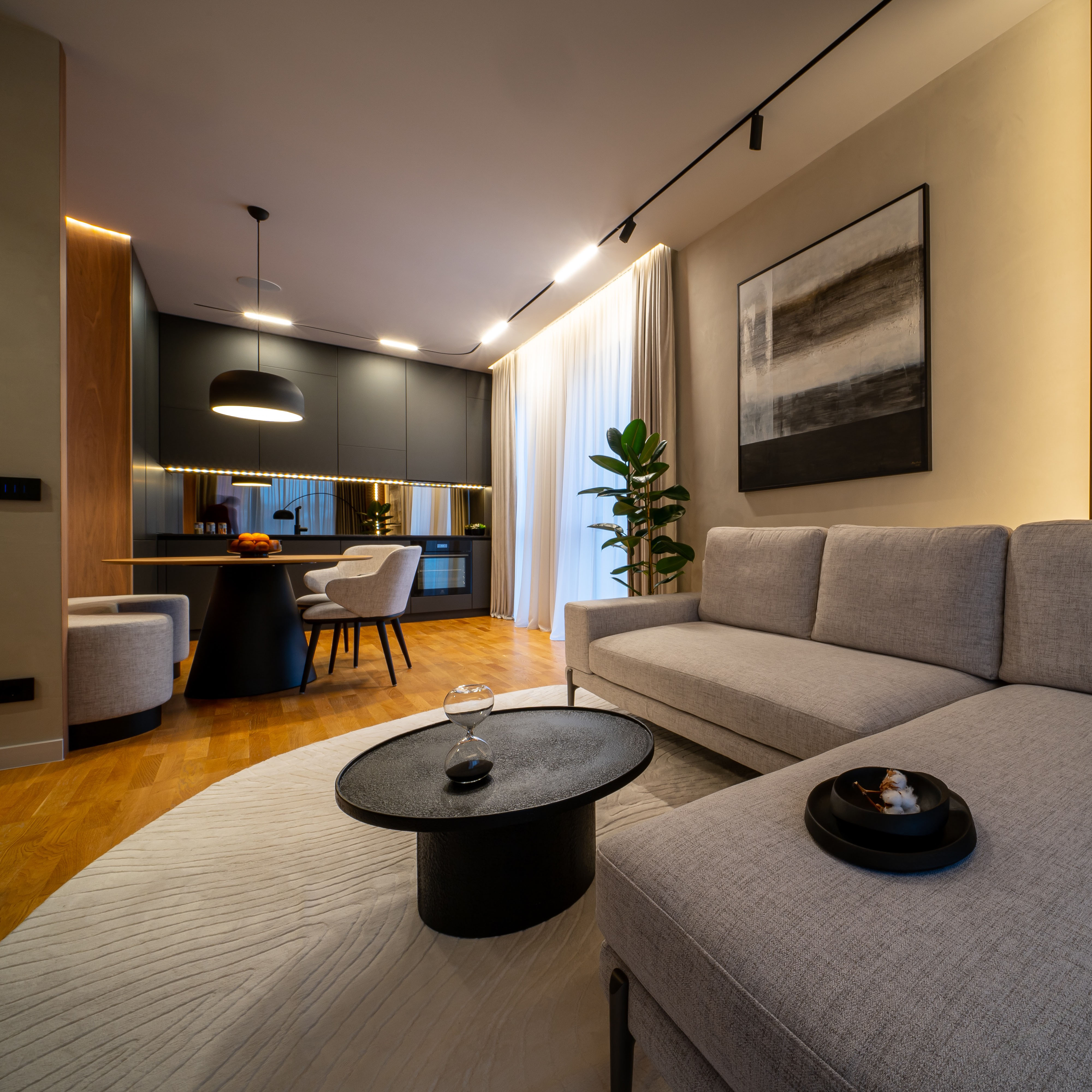 Simbioza formelor: eleganță contemporană și căldură organică
