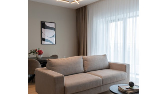 Mocha Loft: Minimalism cald cu accente posh