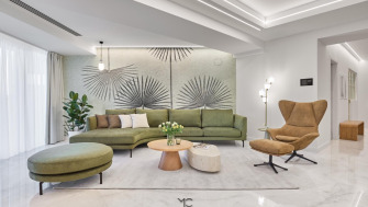 Estetică naturală și echilibru vizual într-un apartament contemporan