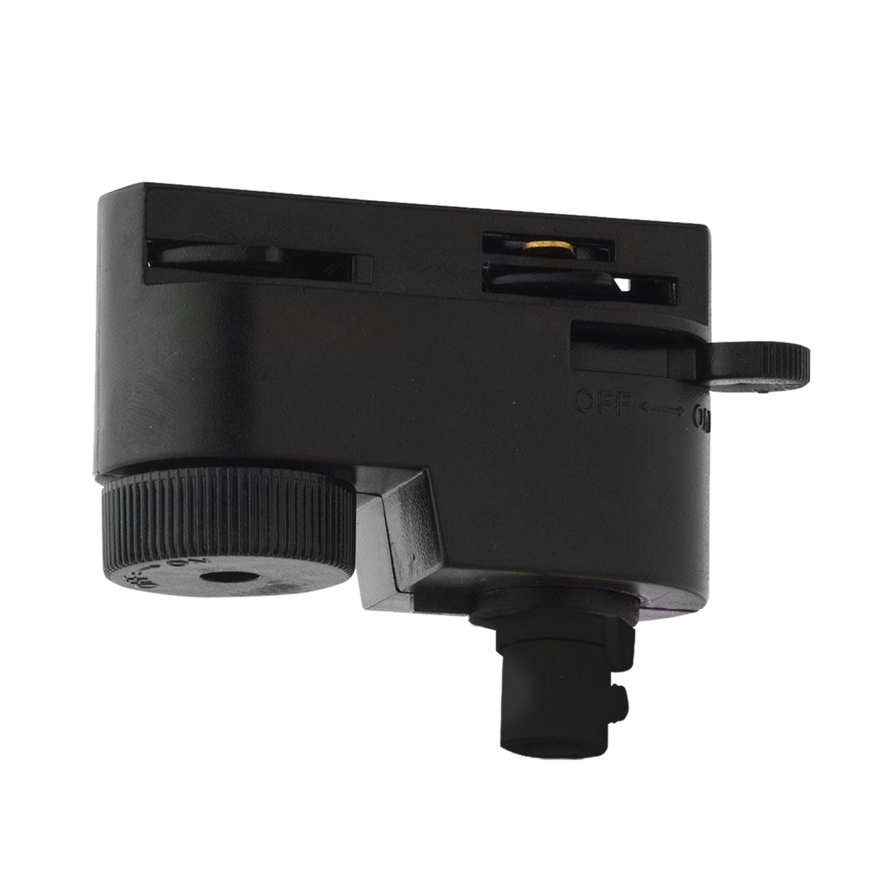 Adaptor negru din plastic Ado Zuma Line