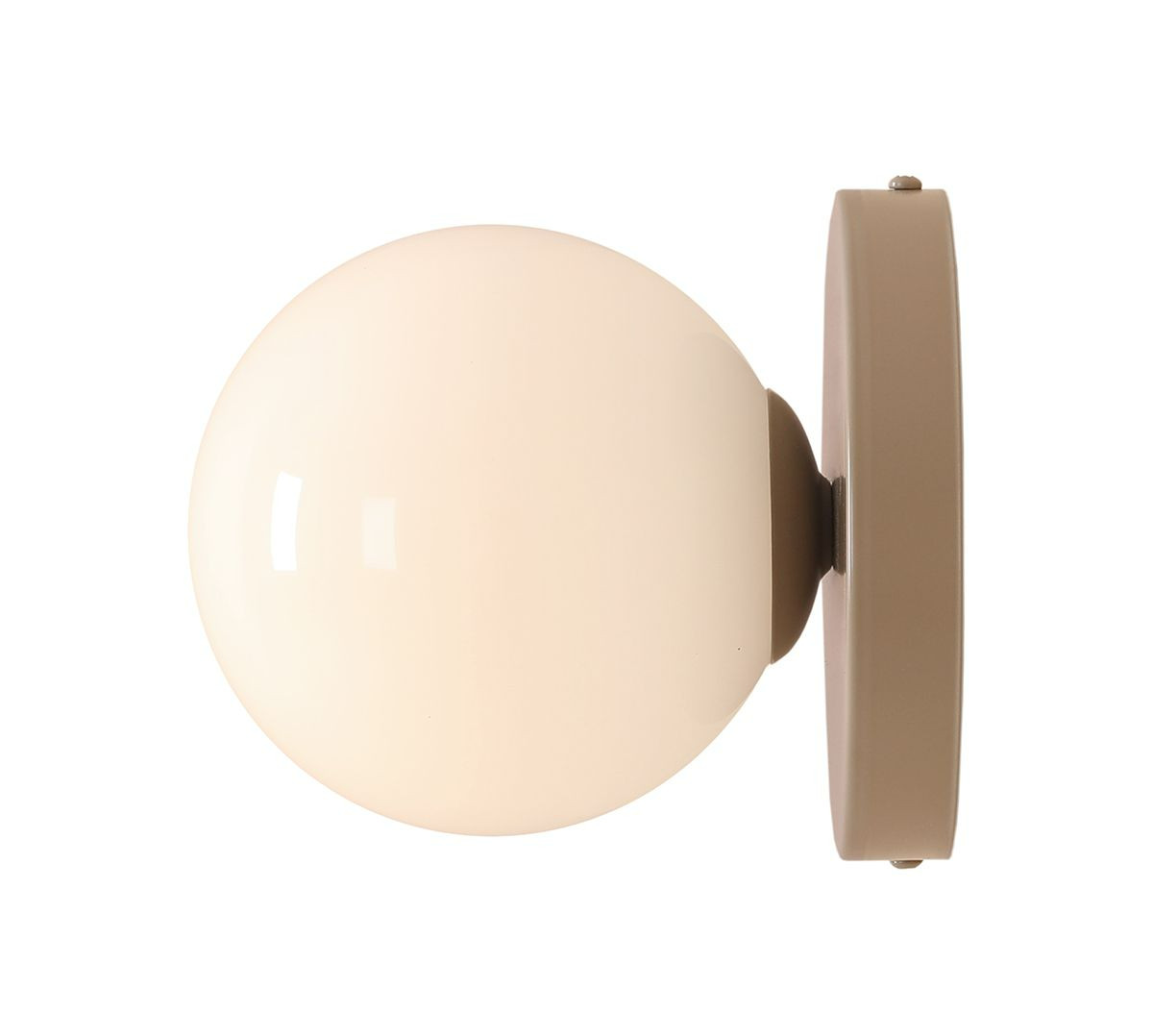 Quiet Object Aplica bej/alba din metal Ball Quiet Object
