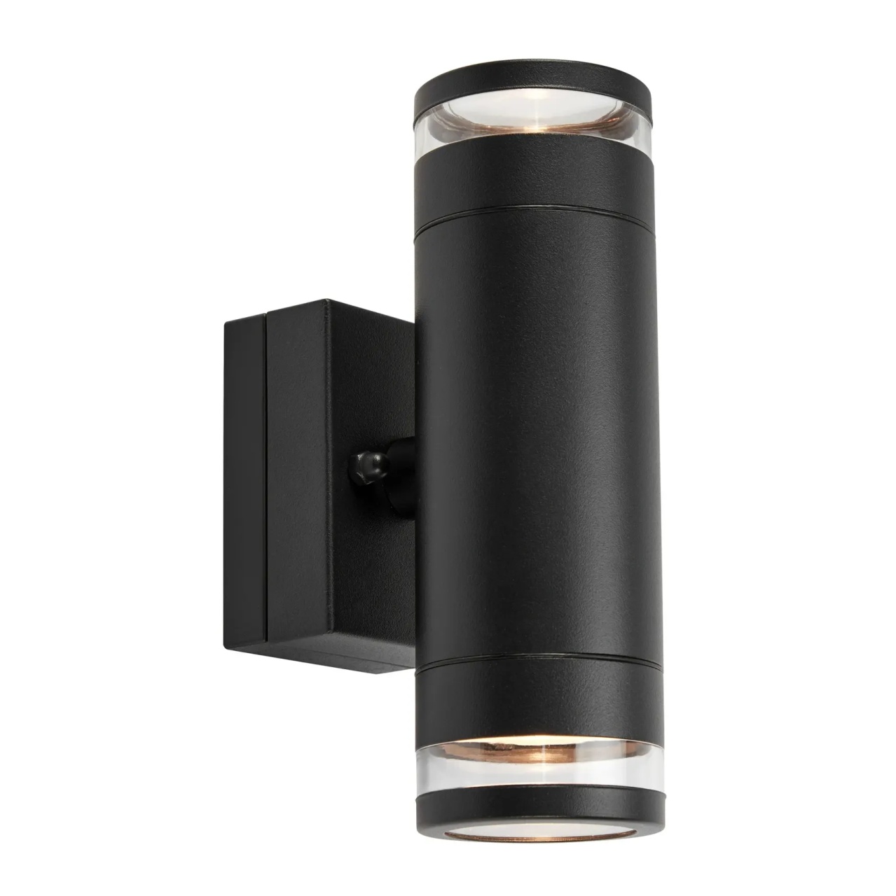 MARKSLÖJD Aplica dimabila pentru exterior neagra din metal cu 2 LED-uri Luno Markslojd
