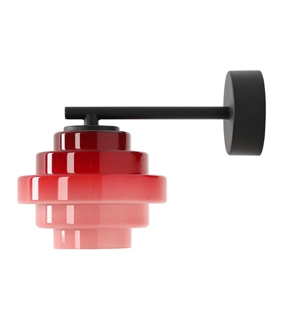 Wall Light Fixtures Aplica mov mura/neagra din metal Filo Aldex
