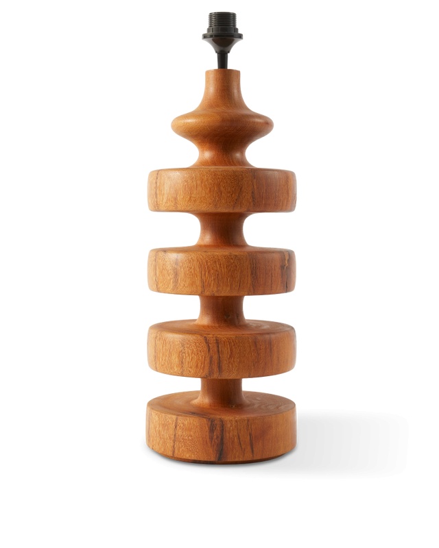 Lamps Baza pentru veioza maro din lemn 60 cm Gouda Pols Potten