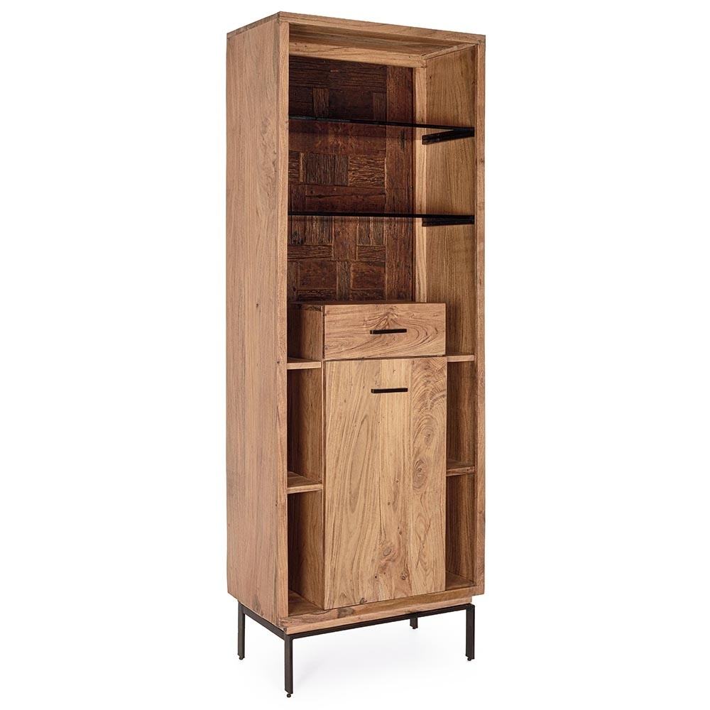 Kitchen Cabinets Biblioteca maro din lemn 195 cm Mangal Bizzotto