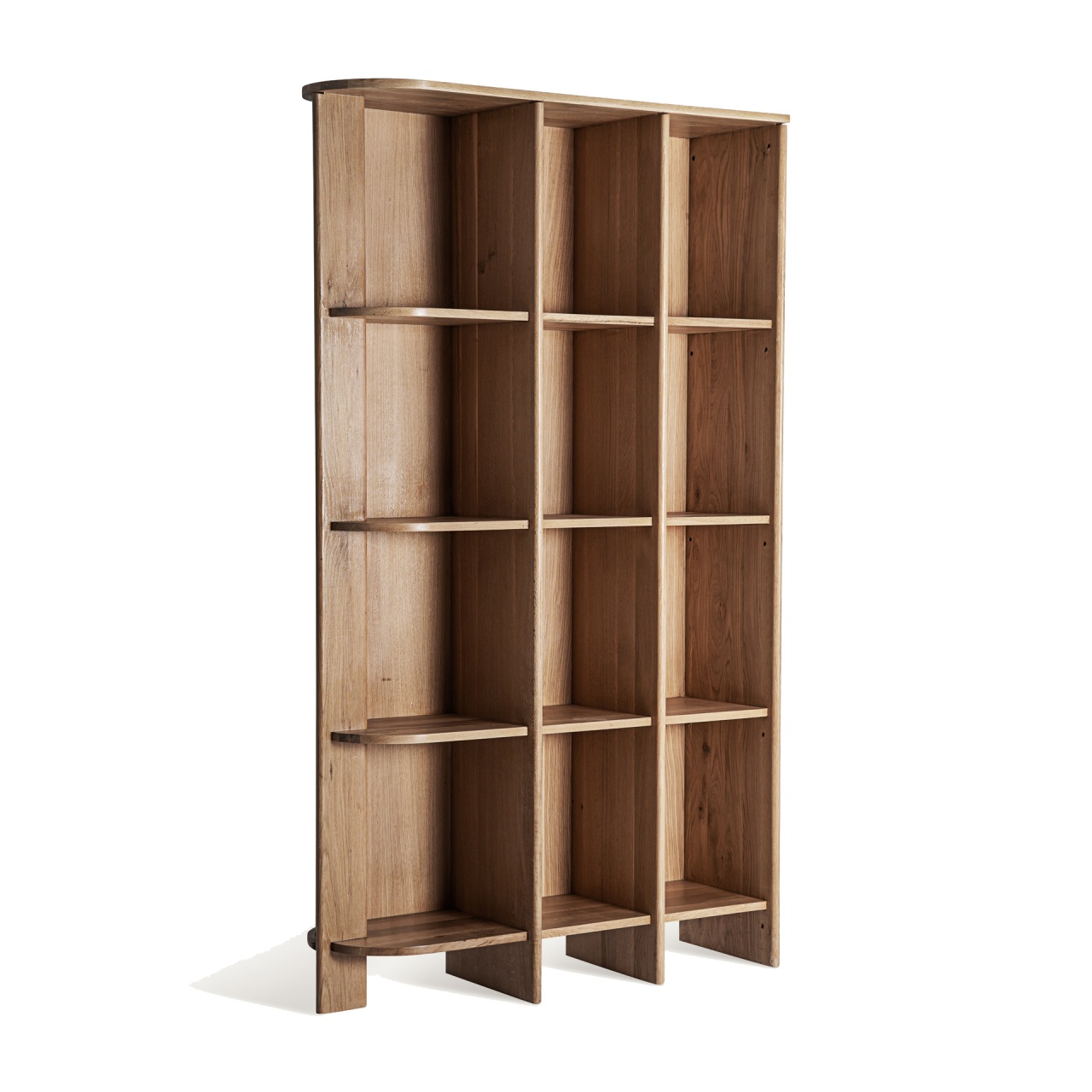 biblioteca clasica Biblioteca maro din lemn 210 cm Nara Aly Vical Home
