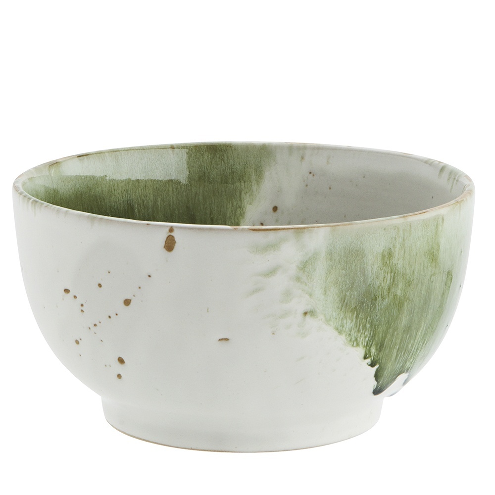 microunde Bol alb/verde din ceramica 23 cm Alma Madam Stoltz