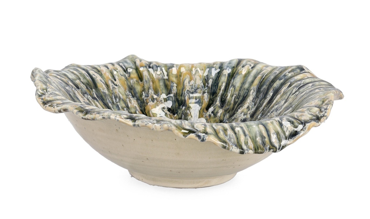 Decorative Bowls Bol decorativ multicolor din ceramica 35 cm Esma Bizzotto