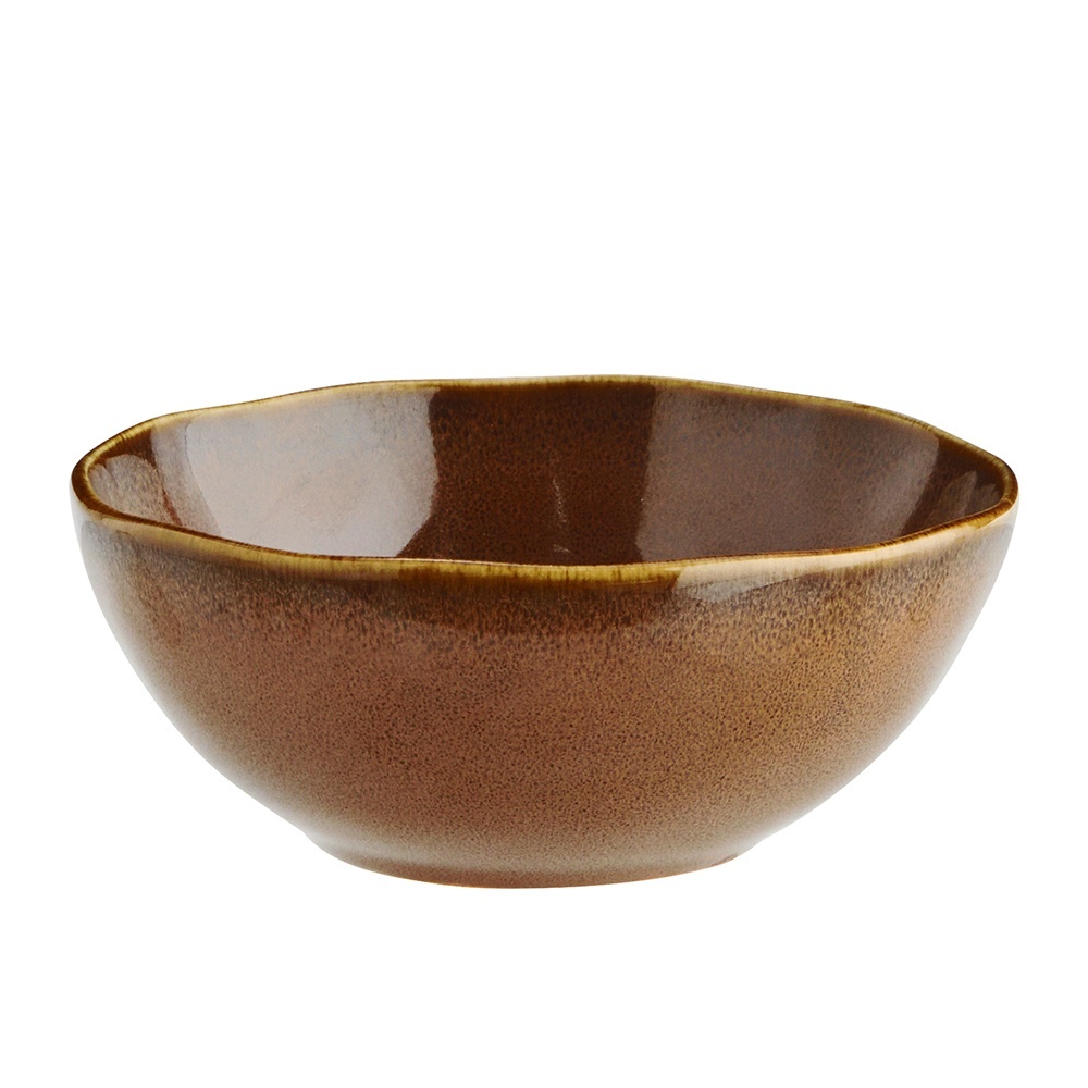 microunde Bol maro din ceramica 12 cm Kendra Madam Stoltz