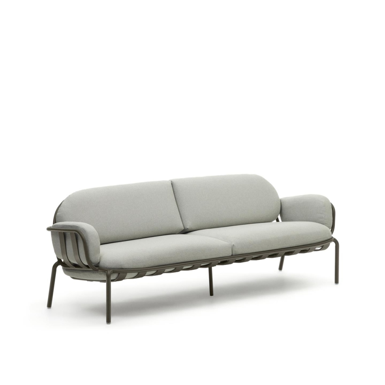 home generators Canapea exterior verde din textil pentru 3 persoane Joncols Kave Home