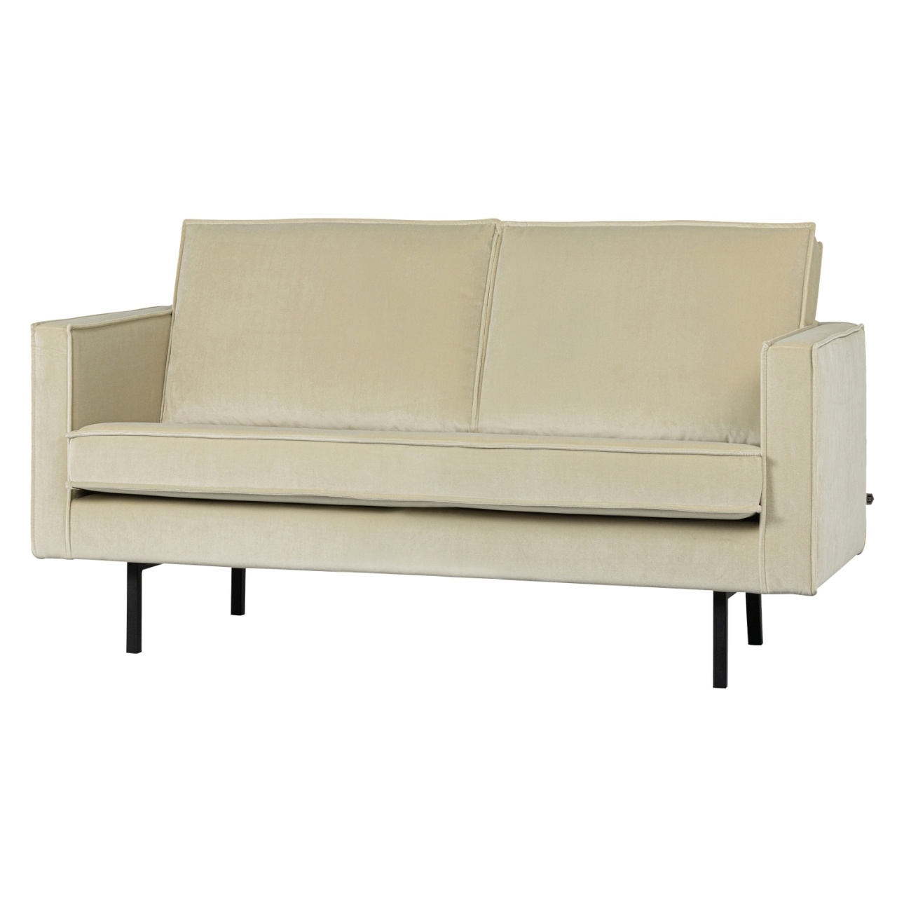 Sofas Canapea verde fistic din catifea pentru 2 persoane Rodeo Woood