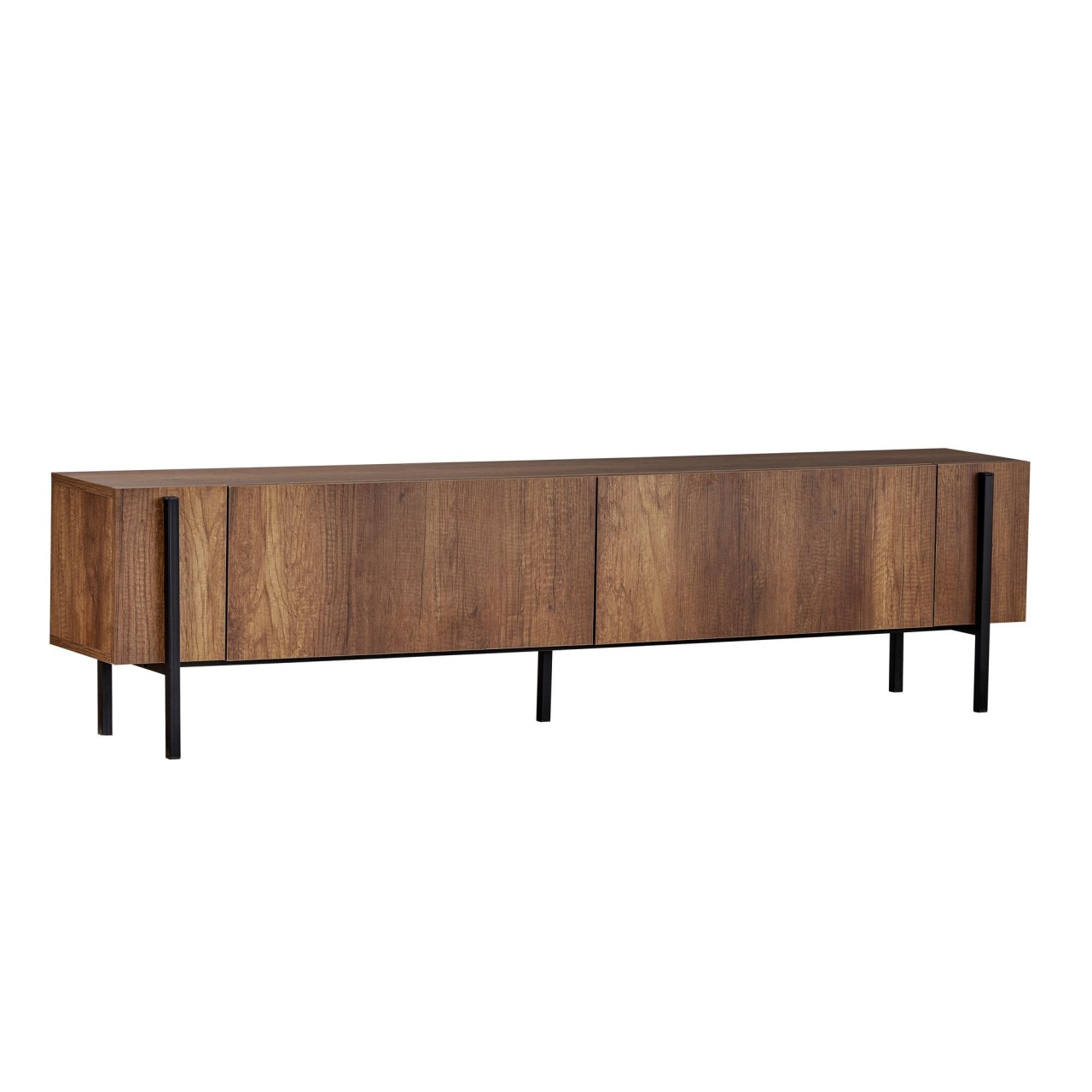 Entertainment Centers & TV Stands Comoda TV maro/neagra 180 cm Nexus Nordure