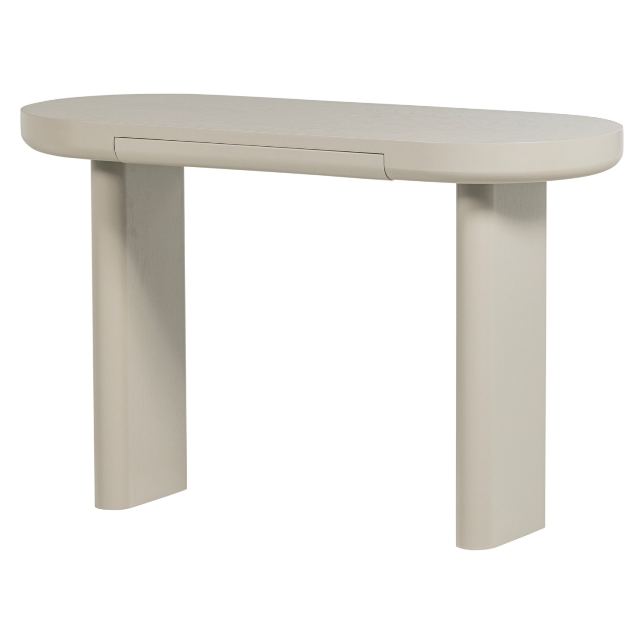 Office Furniture Consola gri din lemn 120 cm Mael Woood