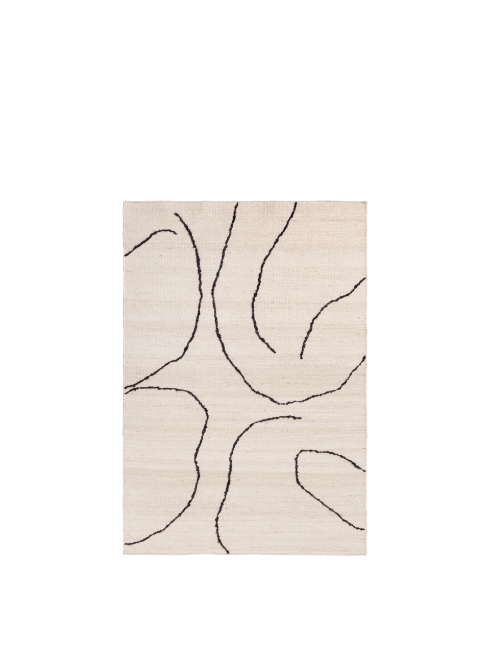pilota 140x200 Covor alb antic din fibre naturale 140x200 cm Gesso Ferm Living
