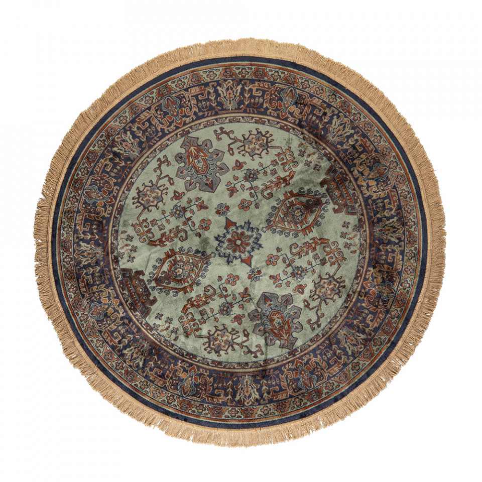 Rugs Covor verde din fibre sintetice 160 cm Raz Quiet Object