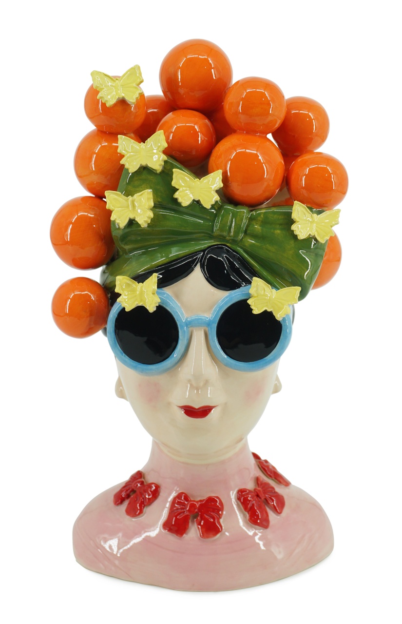 Artwork Decoratiune multicolora din ceramica 37 cm Zeyra Fruit Bizzotto
