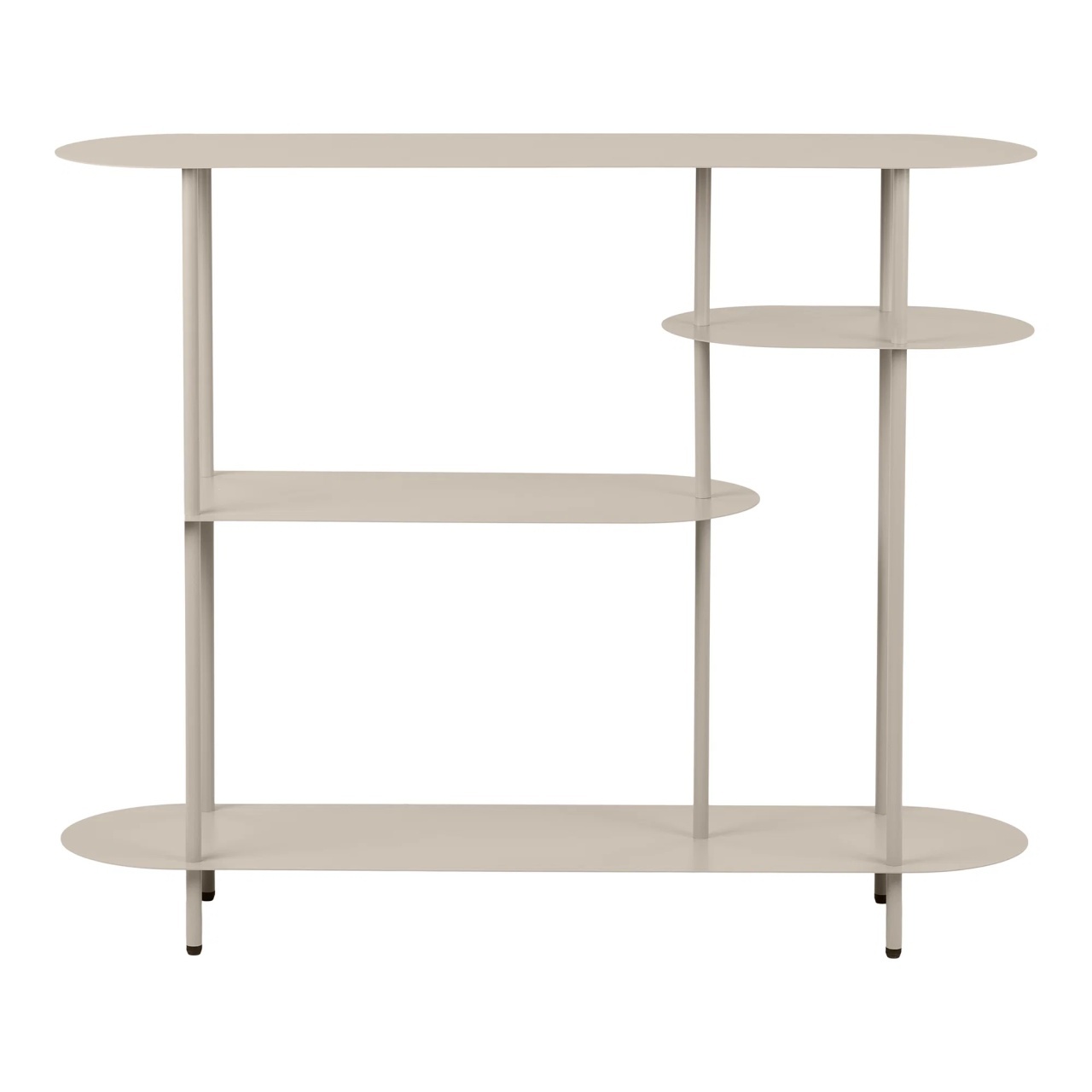 Shelving Etajera bej din metal 97 cm Rieti House Nordic