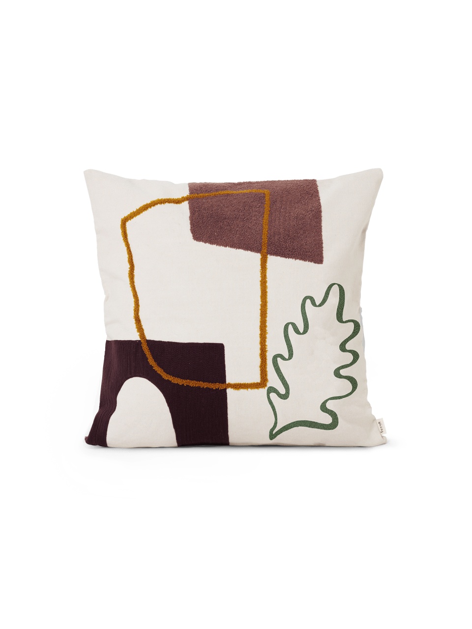 Pillowcases & Shams Fata de perna multicolora din bumbac 50x50 cm Mirage Leaf Ferm Living