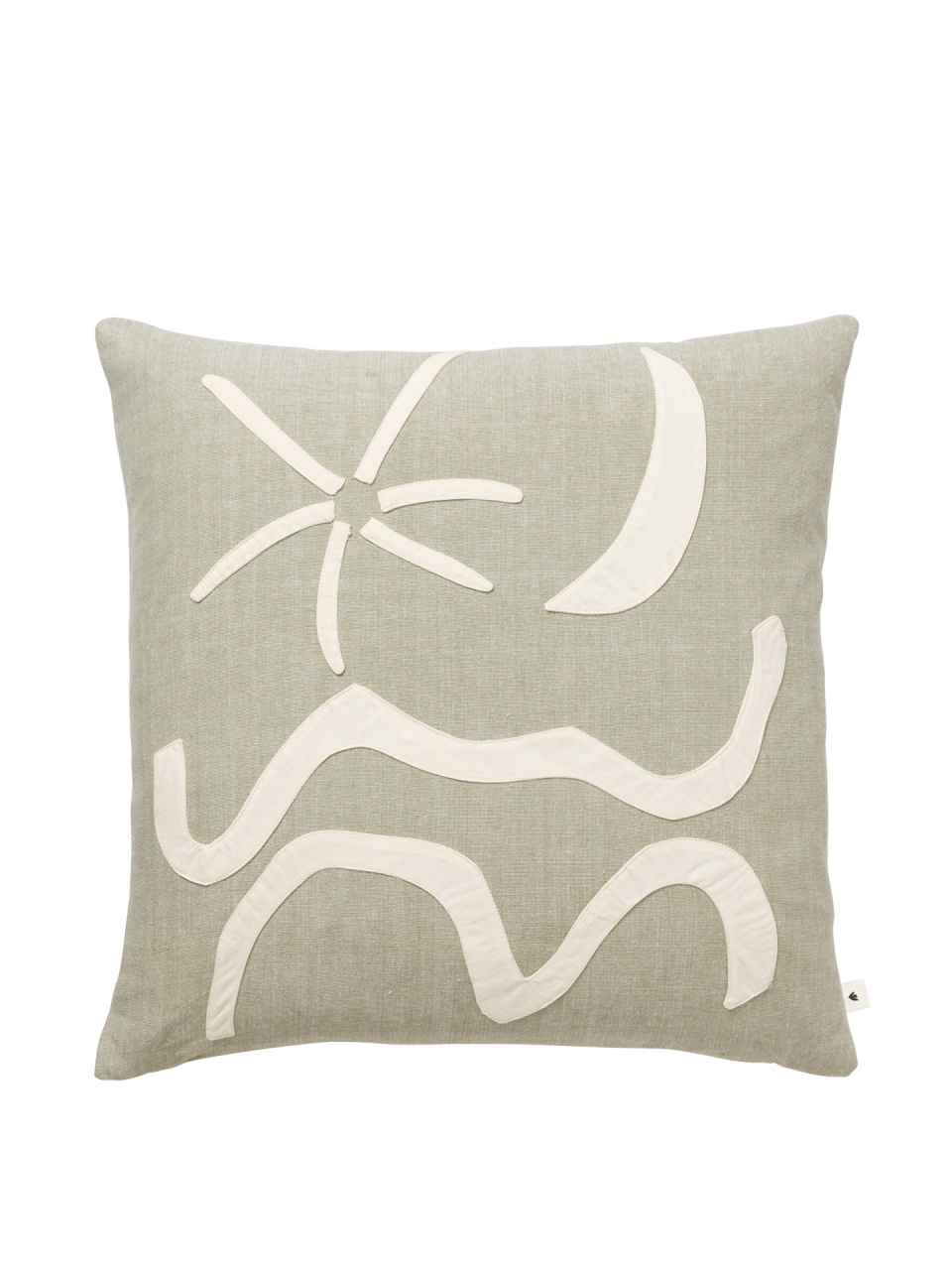 Pillowcases & Shams Fata de perna verde din bumbac 50x50 cm Kove Ferm Living