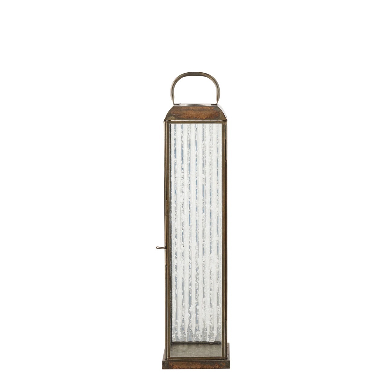 Candle Holders Felinar maro alama/transparent din sticla 49 cm Herslev House Nordic