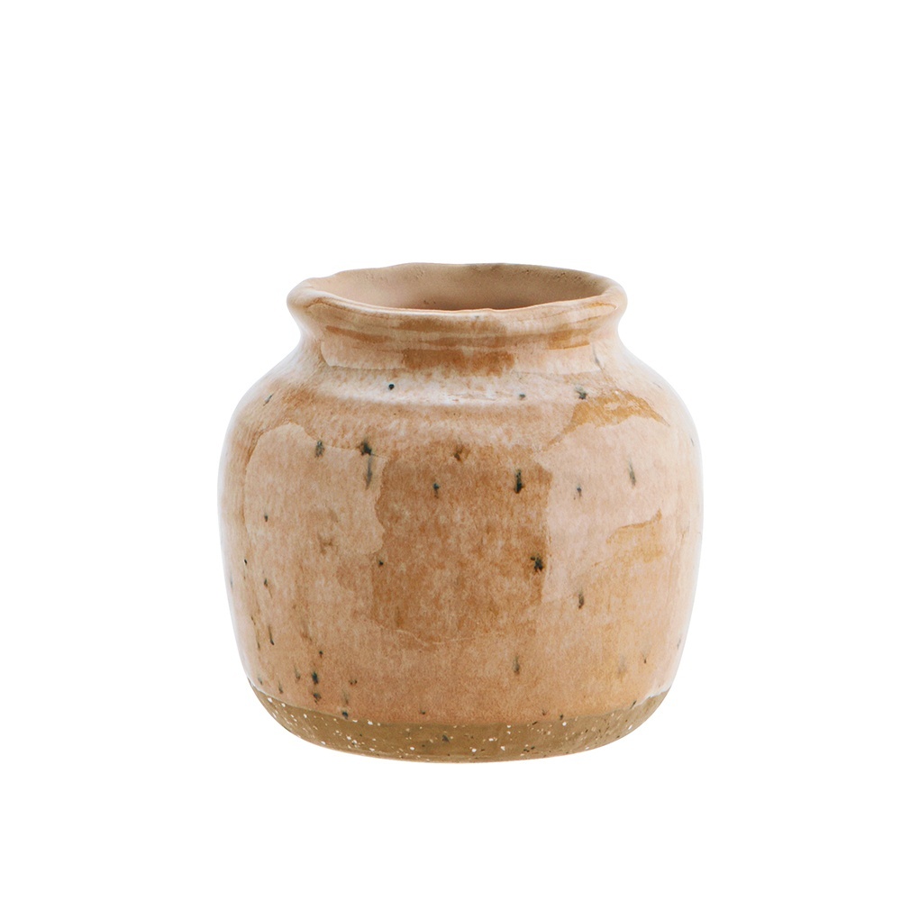 Pots & Planters Ghiveci roz piersica din ceramica 11 cm Lotus Madam Stoltz