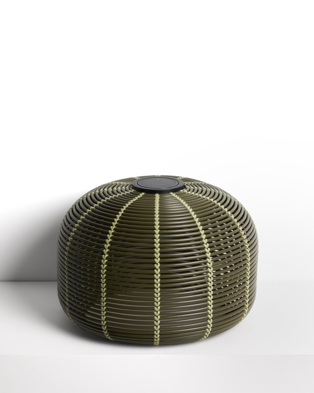 kave taburetes Lampa solara pentru exterior verde din metal 35 cm Garoina Kave Home