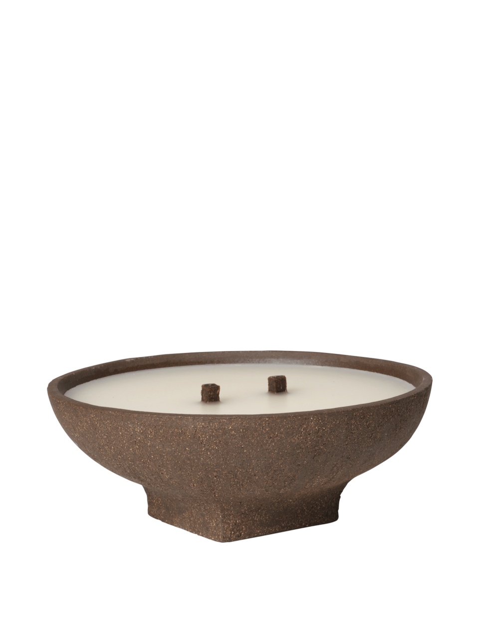 Candles Lumanare pentru exterior maro din ceramica 12 cm Vei Ferm Living