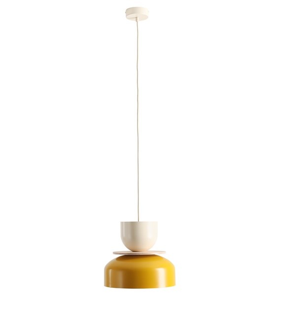 Quiet Object Lustra galben mustar/crem din metal Uto Quiet Object