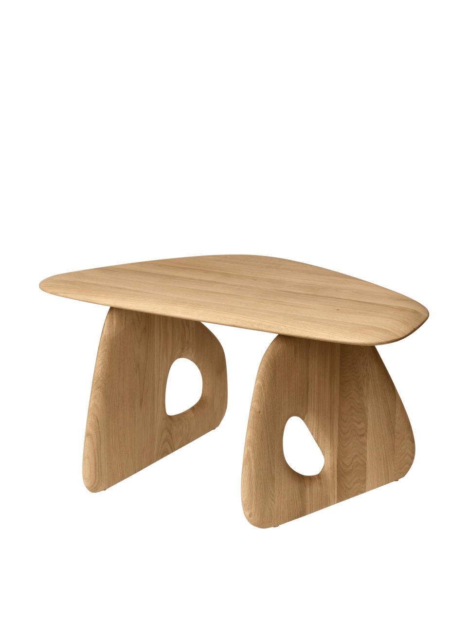 Coffee Tables Masa de cafea maro deschis din lemn 45x 70 cm Oar Ferm Living