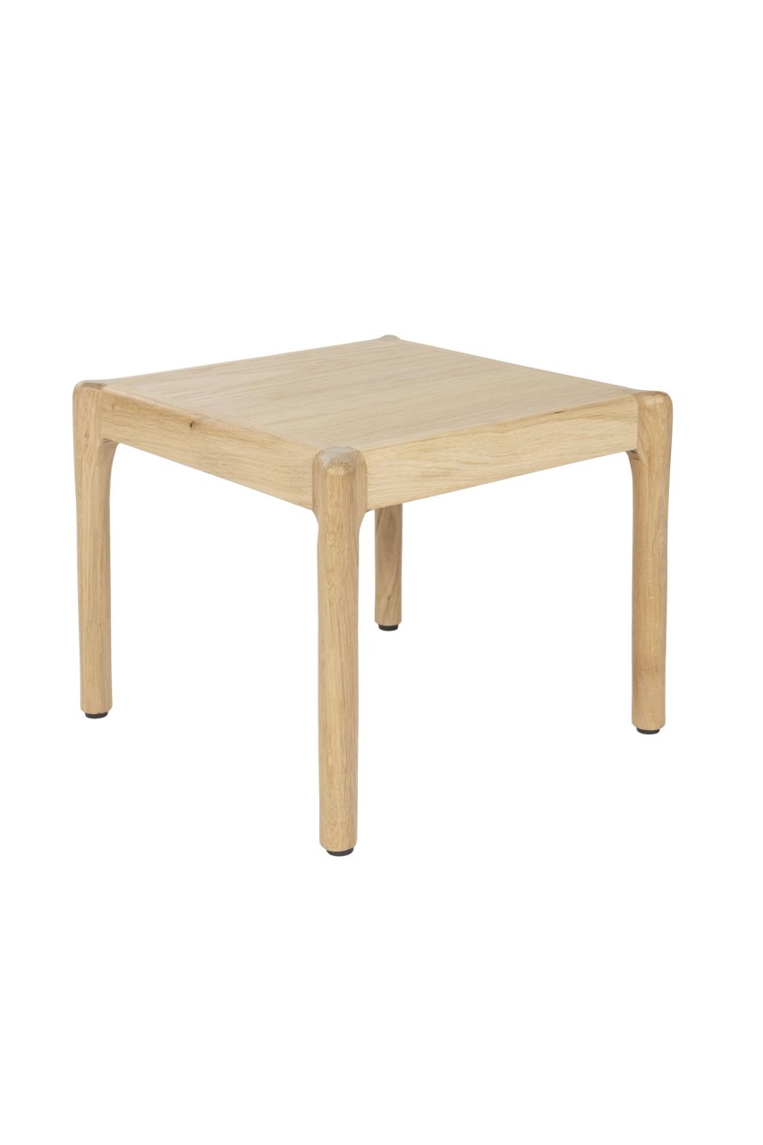 Tables Masa laterala maro din lemn 40x40 cm Ember Zuiver