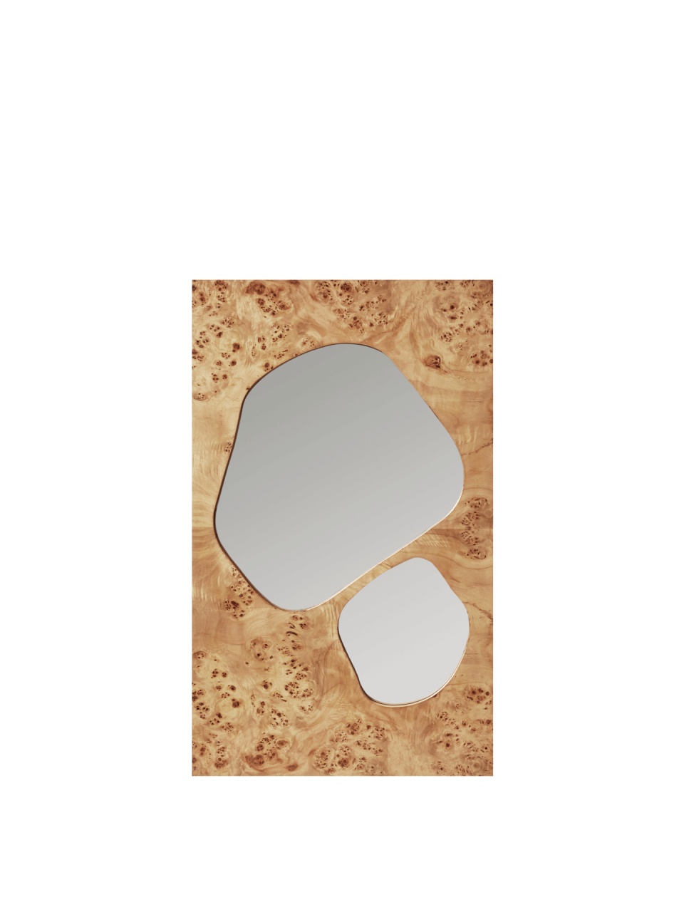 Mirrors Oglinda dreptunghiulara maro din sticla 50x82cm Folia Ferm Living