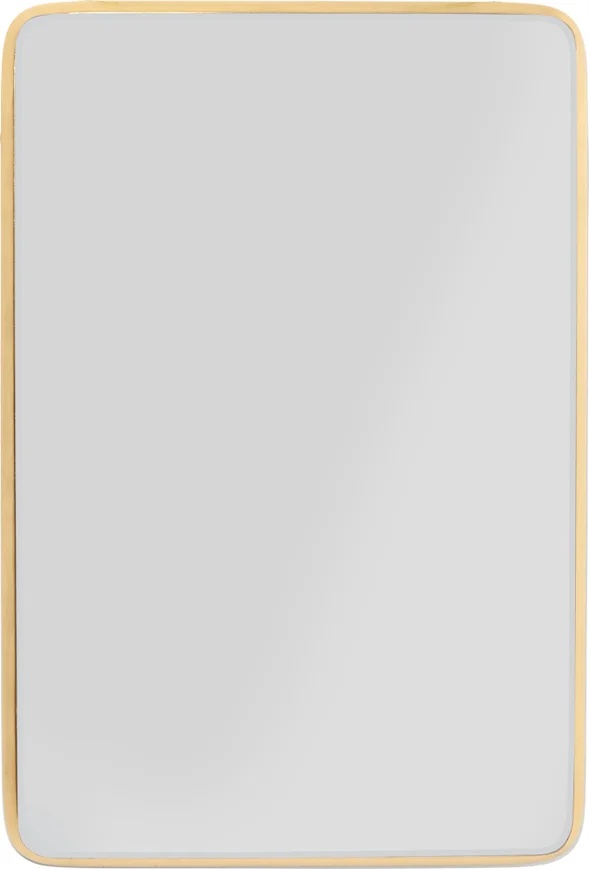 oglinda cu rama aurie Oglinda drepunghiulara aurie din sticla 64x94 cm Jetset Kare