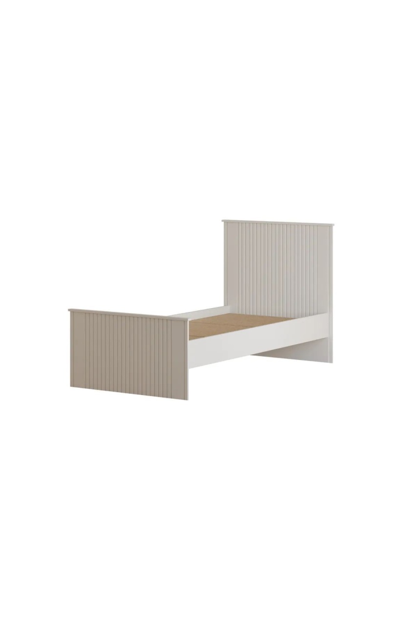 Beds & Bed Frames Pat alb 90x190 cm Dezne The Home Collection
