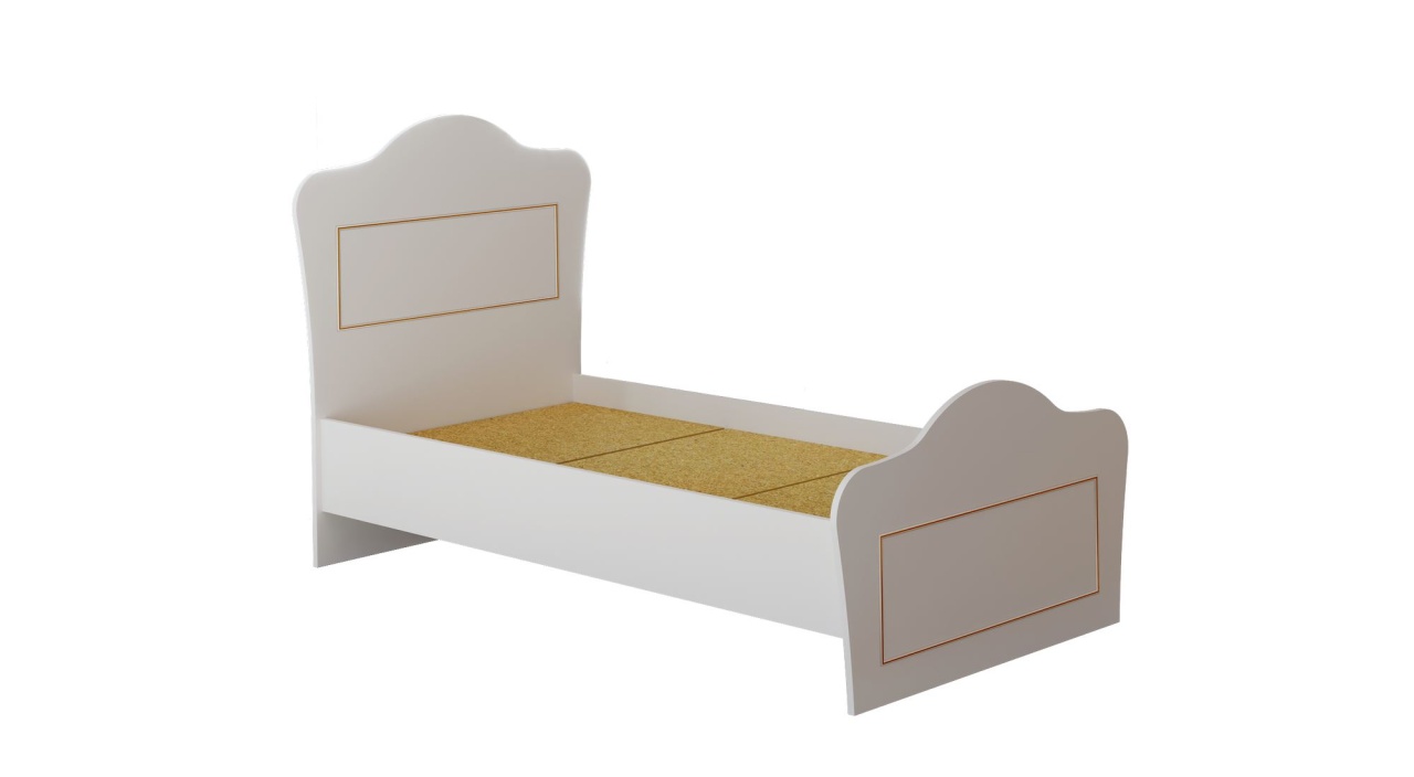 Beds & Bed Frames Pat alb 90x190 cm Tega The Home Collection