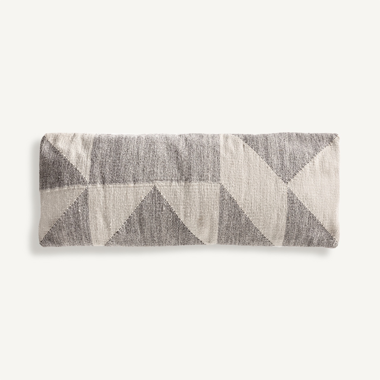 fibre Perna dreptunghiulara gri/alba din fibre sintetice 36x90 cm Aldair Vical Home