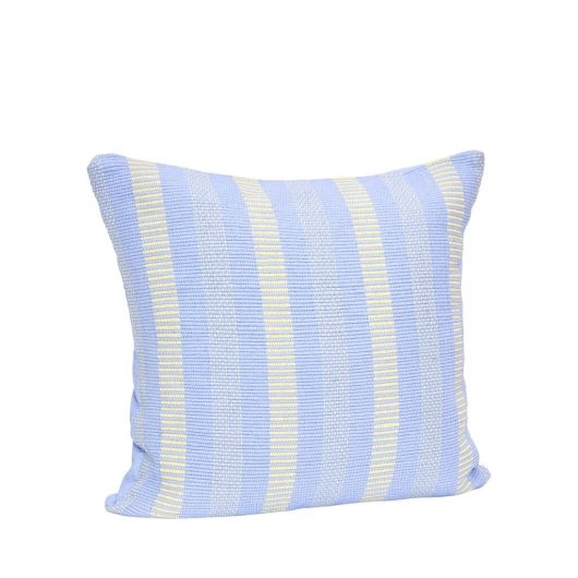 fete de perna 60x60 Perna patrata albastru/galbena din bumbac 60x60 cm Morph Hubsch