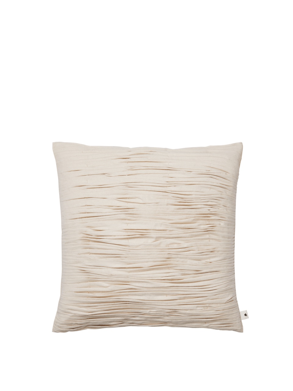 Throw Pillows Perna patrata crem din bumbac 50x50 cm Falda Ferm Living