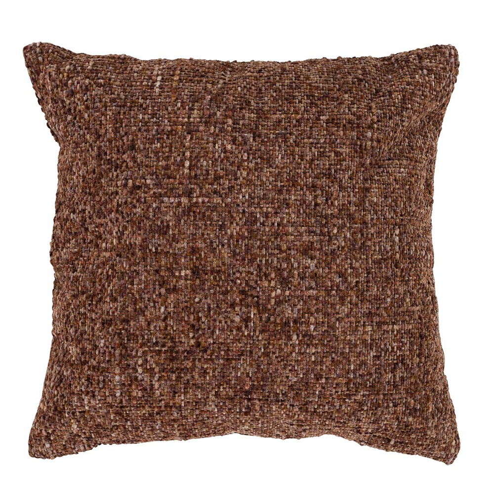 Throw Pillows Perna patrata maro teracota din fibre sintetice 40x40 cm Sydney Quiet Object