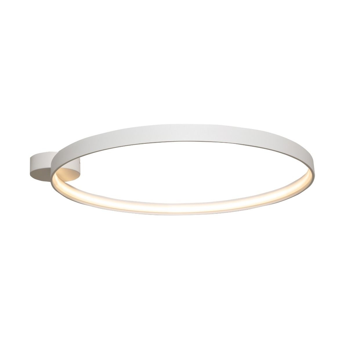 Lighting Fixtures Plafoniera alba din metal Circle Mania Zuma Line
