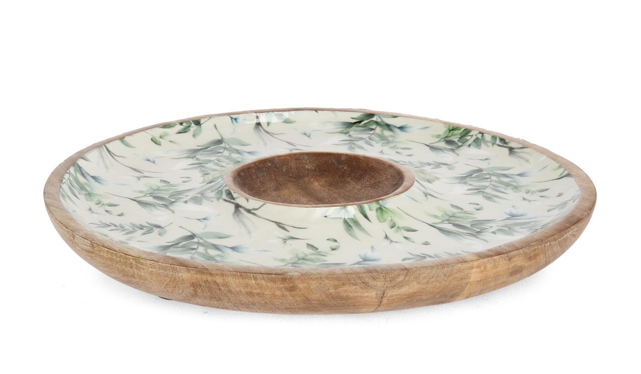 Serving Trays Platou pentru aperitiv multicolor din ceramica 39 cm Thara Bizzotto