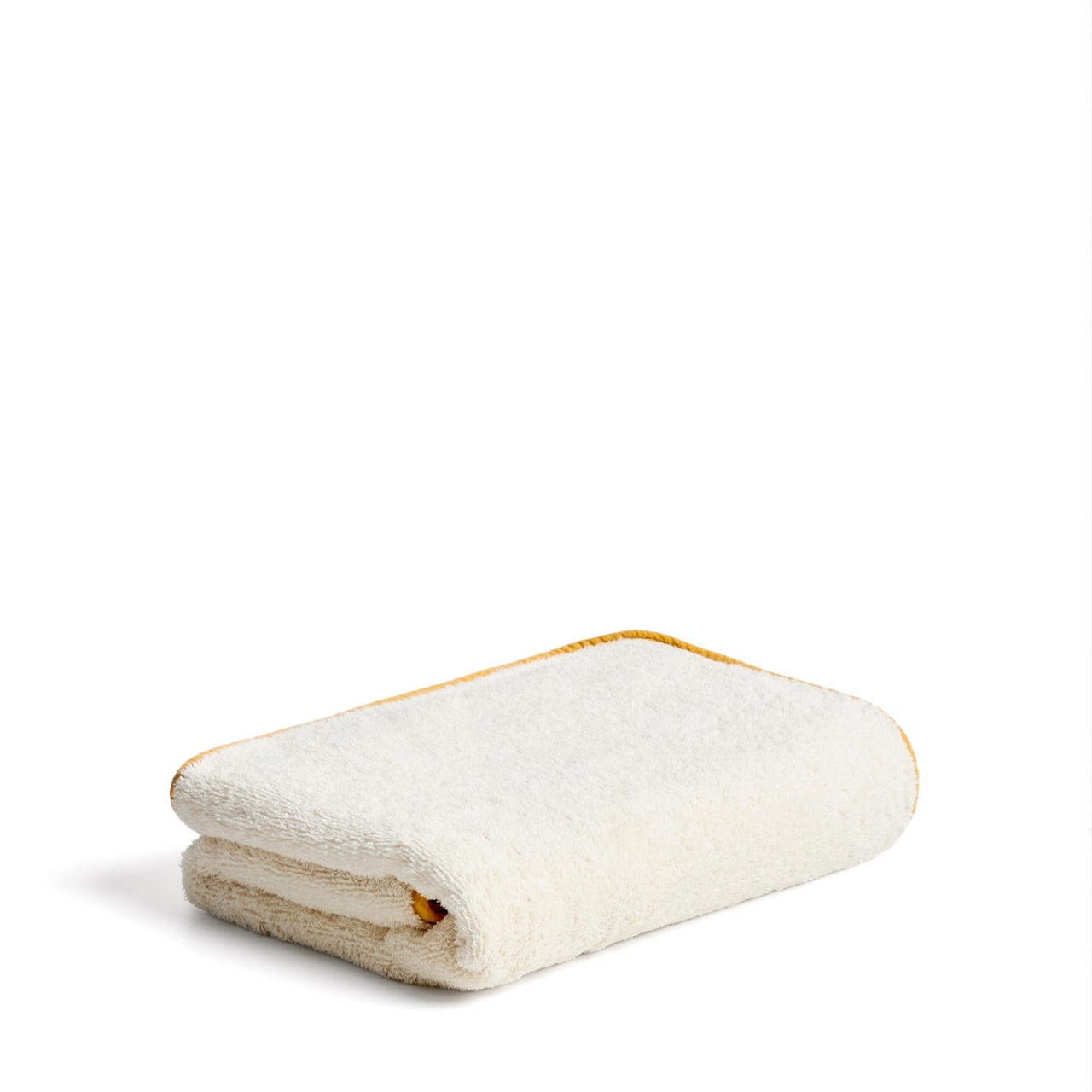 Towels Prosop crem/galben din bumbac 70x140 cm Sedora Kave Home