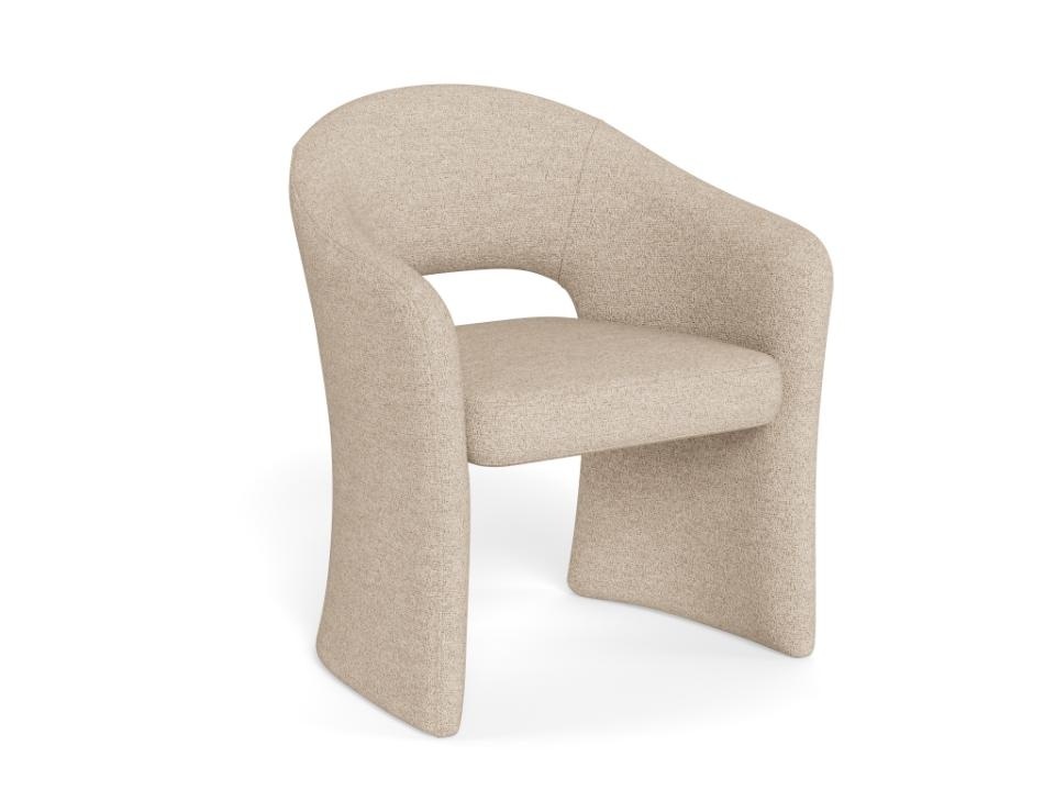 Quiet Object Scaun dining bej din textil Tori Quiet Object