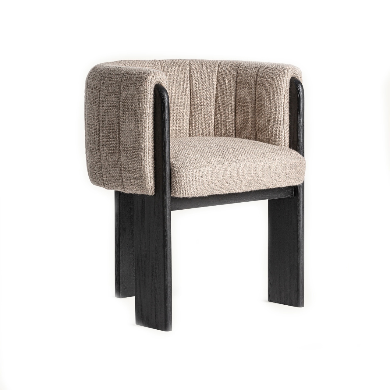 scaun birou gri Scaun gri/negru din textil Cluny Vical Home