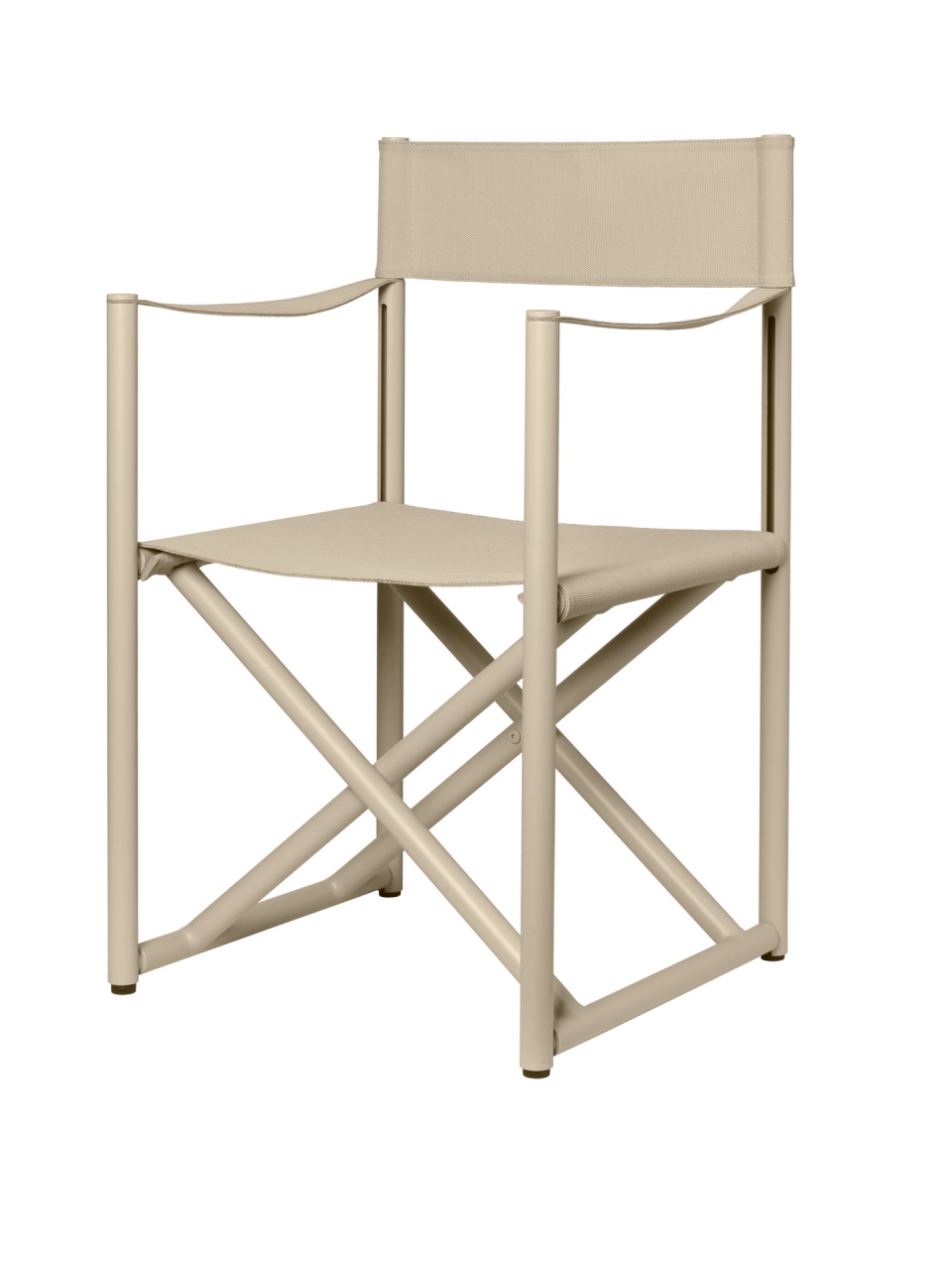 Furniture Scaun pliabil exterior bej casmir din metal Voya Ferm Living