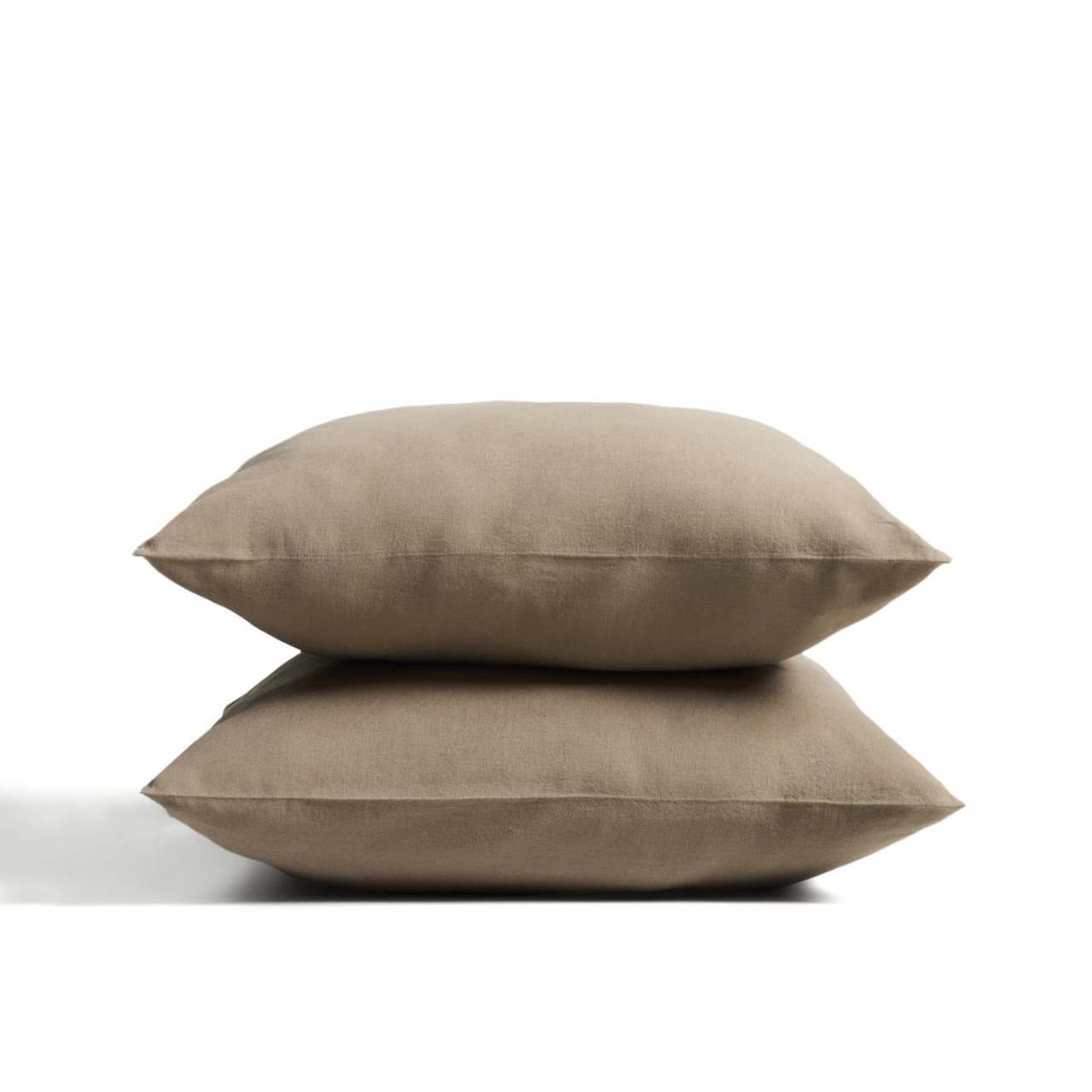 Pillowcases & Shams Set 2 fete de perna maro din fibre naturale 65x65 cm Simmel Kave Home