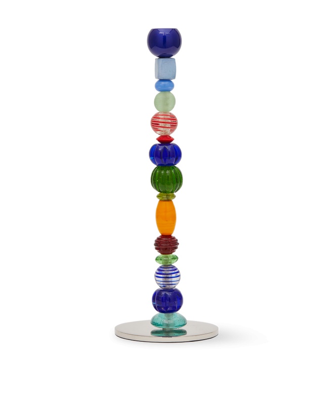 Pols Potten Suport lumanare multicolor din metal 34 cm Beads Pols Potten