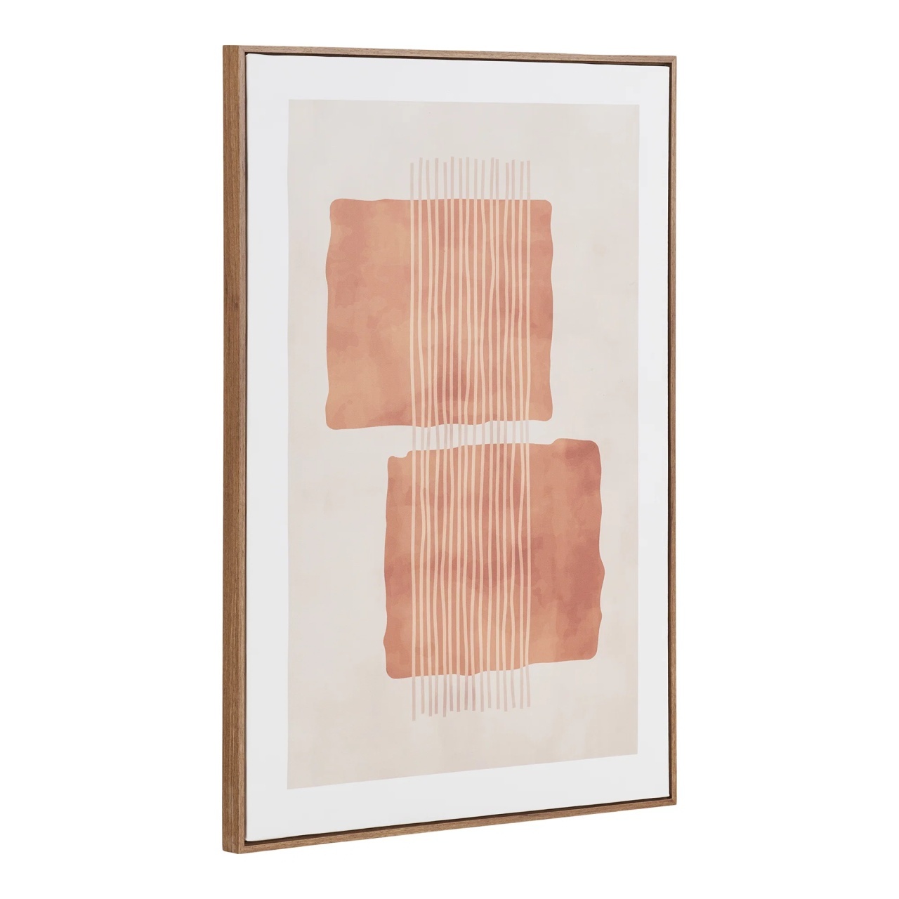 Posters, Prints, & Visual Artwork Tablou maro/bej din fibre naturale 50x70 cm Mina No2 House Nordic
