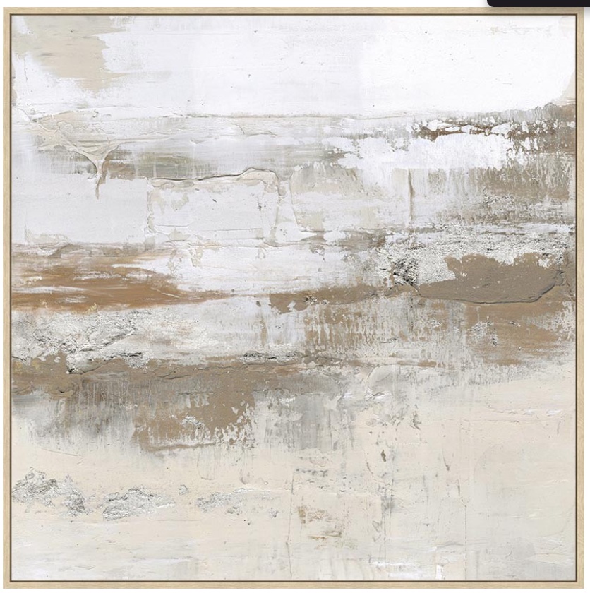 Posters, Prints, & Visual Artwork Tablou multicolor din fibre naturale 83x83 cm Bold 410 Bizzotto