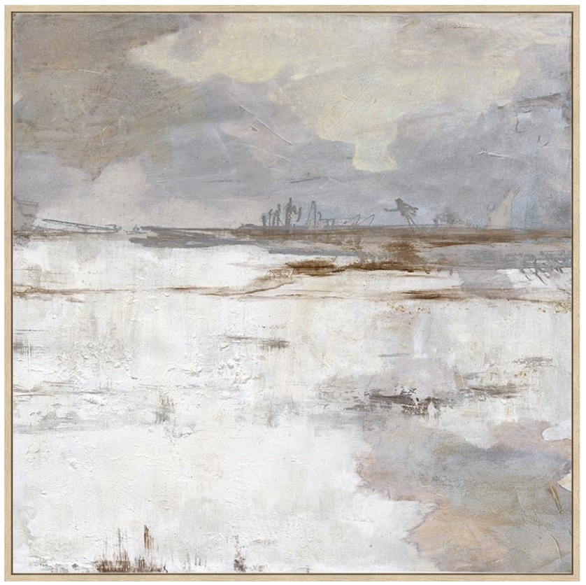 Posters, Prints, & Visual Artwork Tablou multicolor din fibre naturale 83x83 cm Bold 412 Bizzotto
