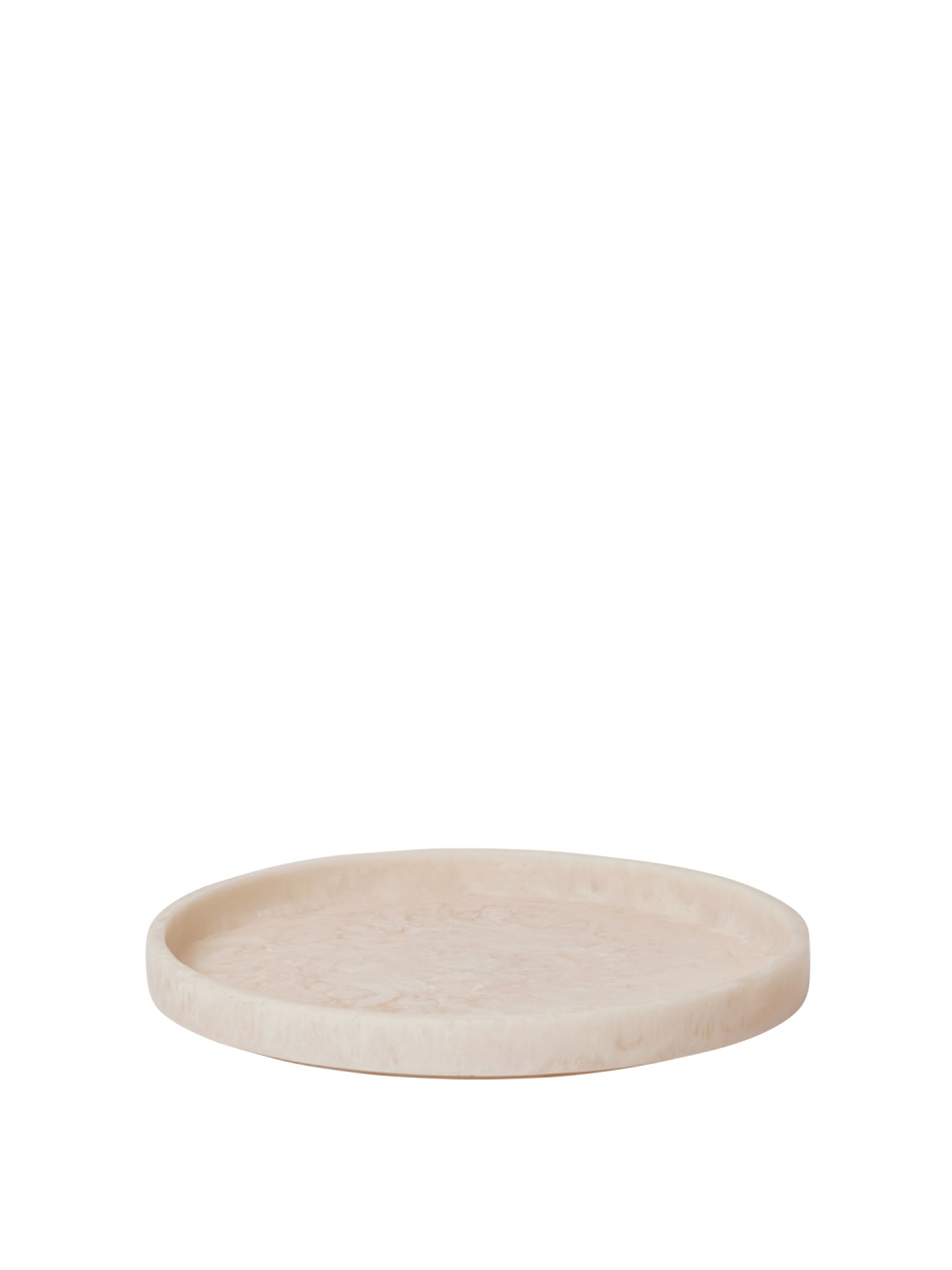 Tava rotunda ivorie din fibre naturale 30 cm Mist Ferm Living